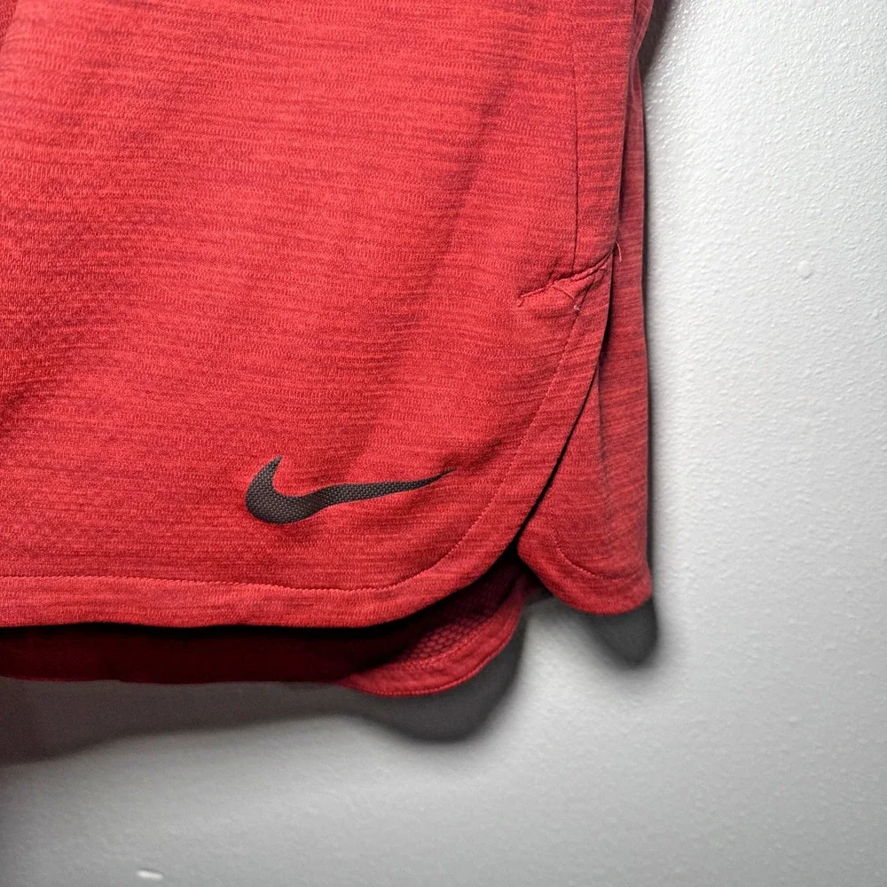 Nike‎ Shorts Veneer Training Athletic Pockets Dri Fit Mens Red Heather XXL - Picture 2 of 5